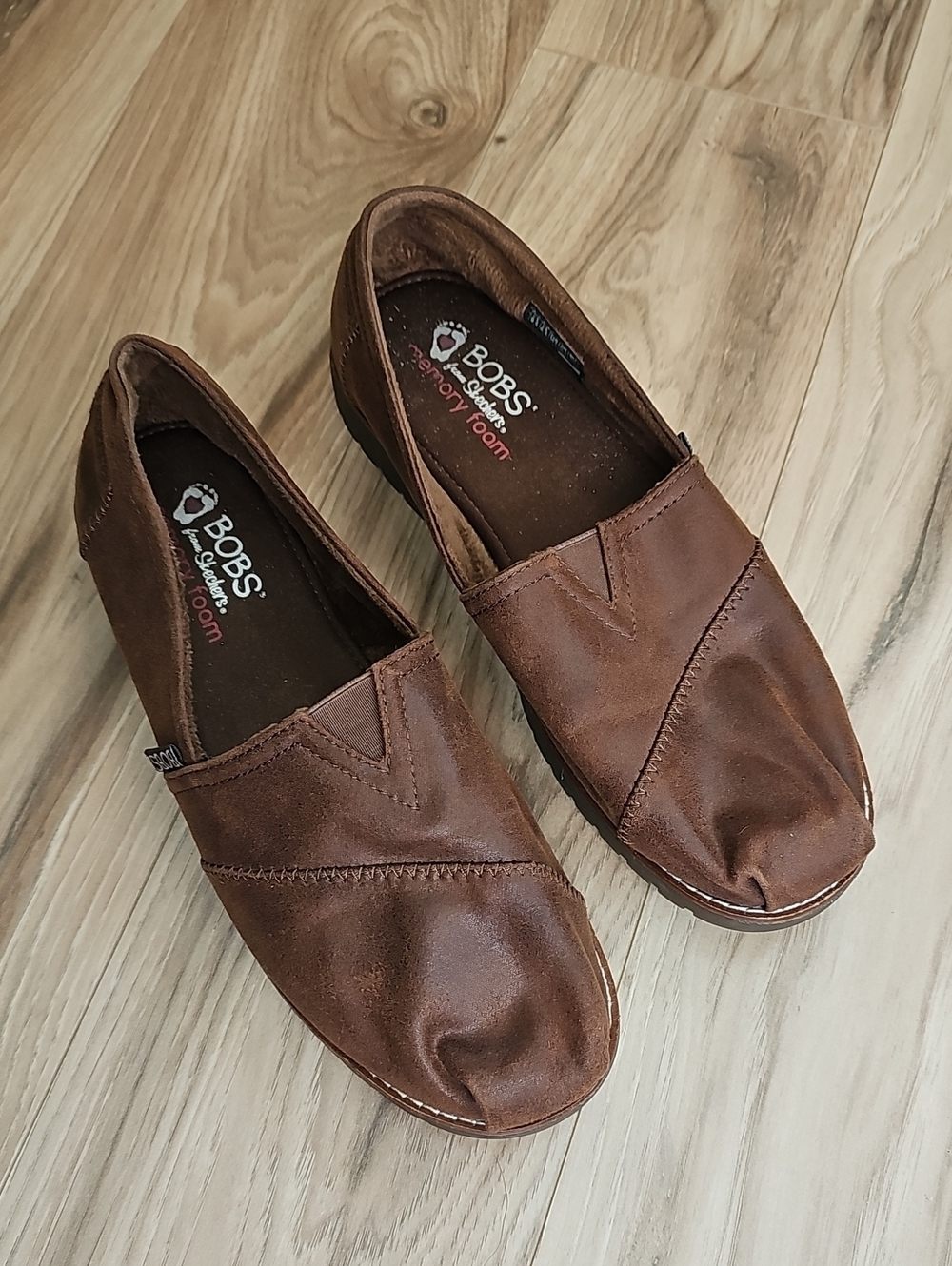 BOBS from Skechers Men's Brown Slip-On Loafers